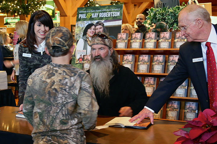 Duck Dynasty Phil and Kay at Billy Graham Library 