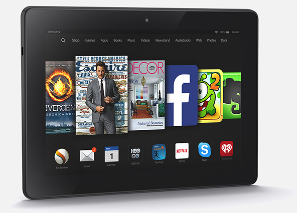 The Amazon Kindle Fire HDX 8.9