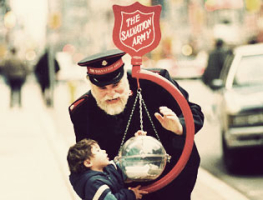 This year, in addition to the traditional Christmas Campaign of kettles and bells, the Army is partnering with Wal-Mart and others to raise awareness and money at Christmas. <br/>