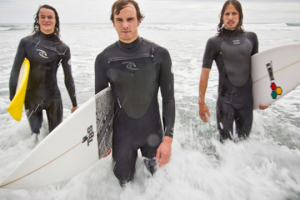 Members of the North Shore Christian Surfers Group saved a woman and her two sons from drowning on Christmas Day. Photo: The New Zealand Herald <br/>