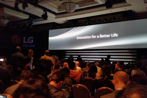 LG had a lot to announce today. Photo: Mark Rollins <br/>