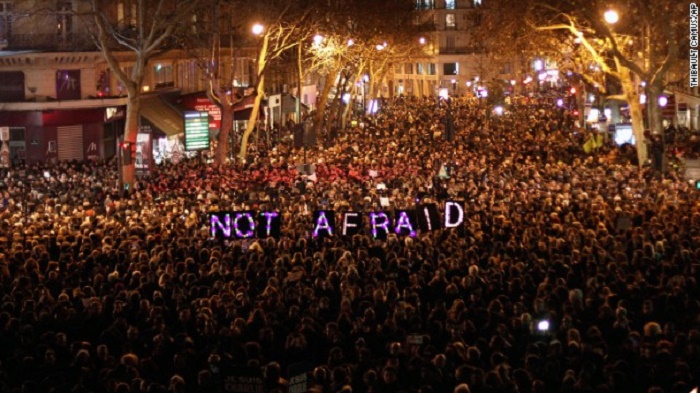 'We Are Not Afraid'