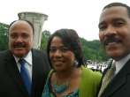 Martin Luther King III, Bernice King, and Dexter King