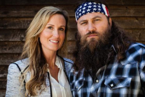 Willie and Korie Robertson star in the family-friendly show, ''Duck Dynasty.'' Photo: God's Note Dead <br/>