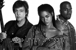 Paul McCartney, Rihanna, and Kanye West