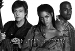 Paul McCartney, Rihanna, and Kanye West