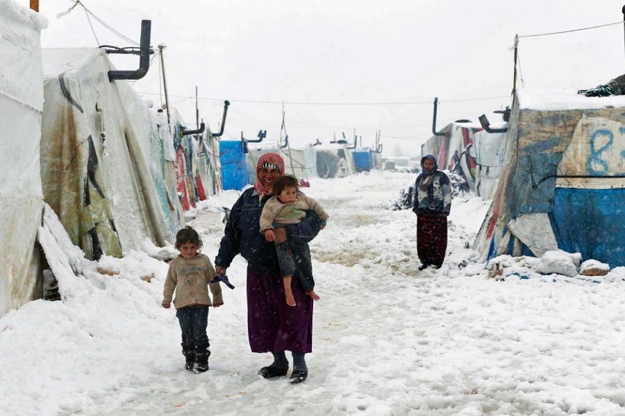Brutal Blizzards in Syria