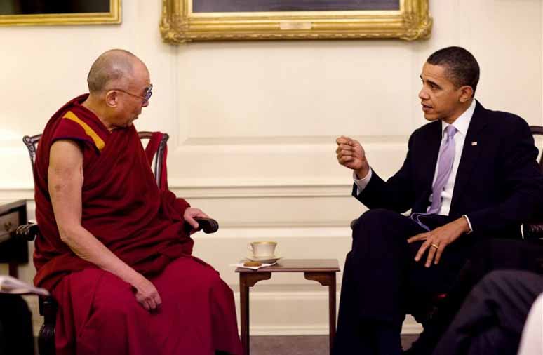The Dalai Lama and Obama