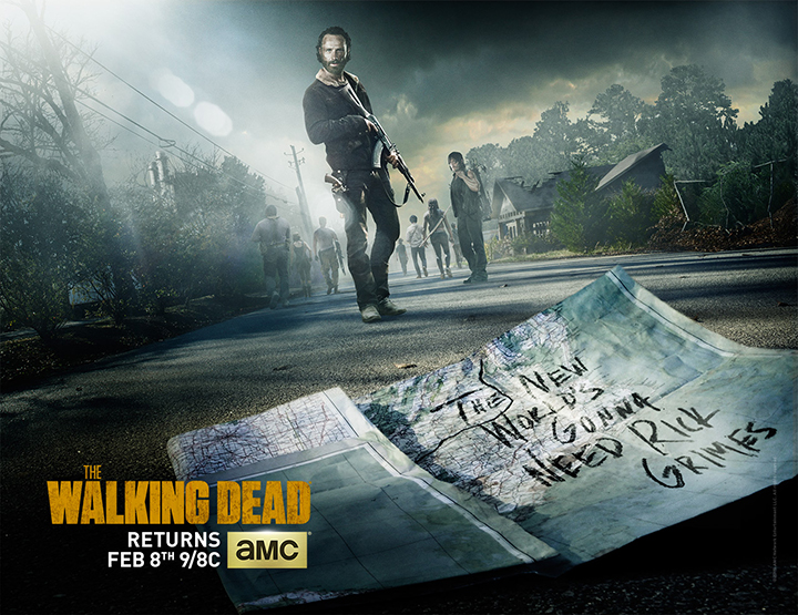 The Walking Dead returns on February 8th.