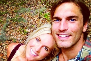 Bethany Hamilton pictured with her husband, Adam Dirks. Facebook/Bethany Hamilton <br/>
