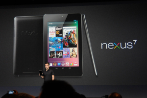 Google Nexus 7 during its announcement in 2012. Photo: Anandtech.com <br/>