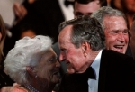 U.S. President George. H.W. Bush and his wife Barbara