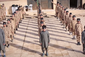 The young soldiers are believed to be the children of current ISIS fighters. (Fox News) <br/>