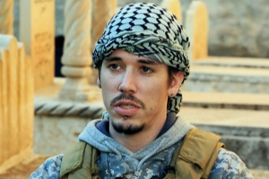 Brett, a 28 year old Army veteran, has joined a small Christian militia fighting ISIS in Iraq. Photo: ABC News <br/>