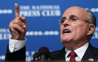 Former NYC mayor Rudy Giuliani is grabbing headlines for his claim that President Obama doesn't love America. Photo: Getty Images <br/>