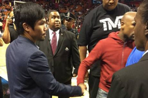 Manny Pacquaiao and Floyd Mayweather Jr. will fight on May 2nd at the MGM Grand <br/>