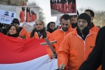 Coptic Christians protest outside whitehouse
