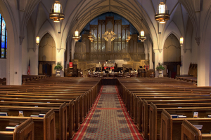 The First Presbyterian Church of Flint, Michigan. Photo: Gerry Leslie <br/>