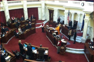 Three Idaho lawmakers abstained from attending a Hindu prayer at the Idaho Statehouse.  (Photo: KIVI TV) <br/>