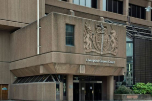 Exterior view of Liverpool Crown Court.  <br/>