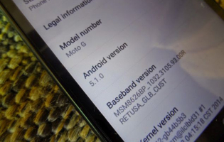 Android 5.1 Lollipop shown running on a second-gen Moto G. Photo: Damian Junior <br/>