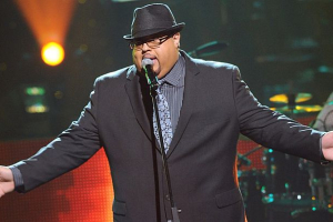 Fred Hammond's Facebook page was temporarily suspended after he posted lyrics to his song 'I Believe.' Photo: BET <br/>