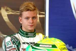 Mick and Gina Schumacher are continuing the legacy of their family name in their respective sports. <br/>